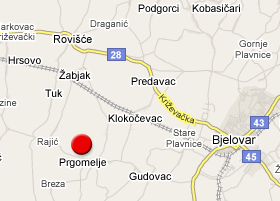 Prgomelje - karta